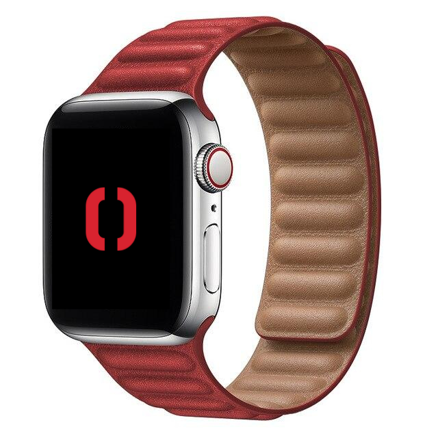 Leather Link Magnetic Strap for Apple Watch